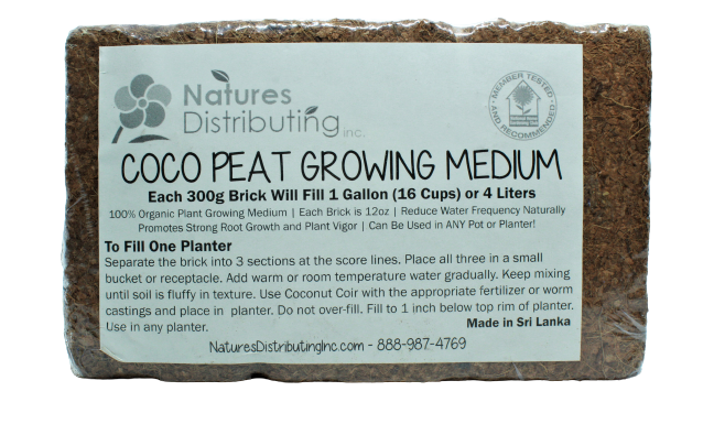 Coco Peat - Growing Medium - 300 Grams
