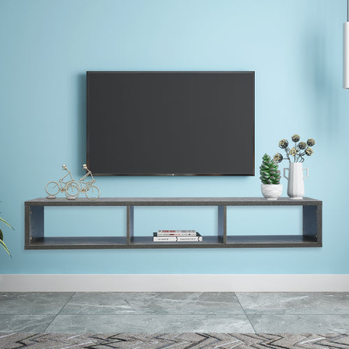 60" Shallow Floating TV Console TV Stand