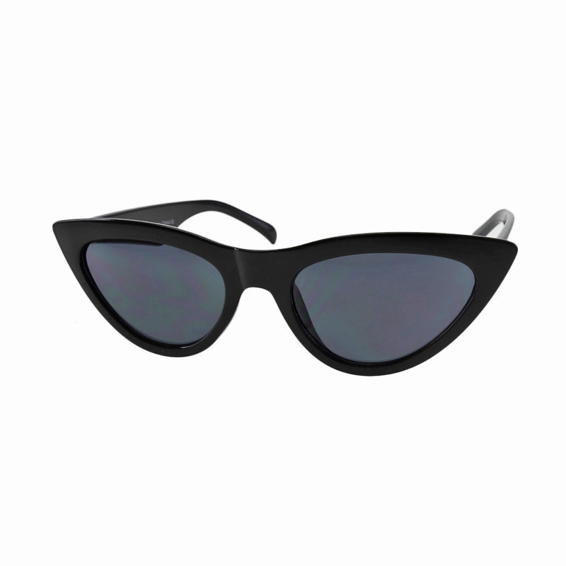 MQ Cardi Sunglasses in Black / Smoke
