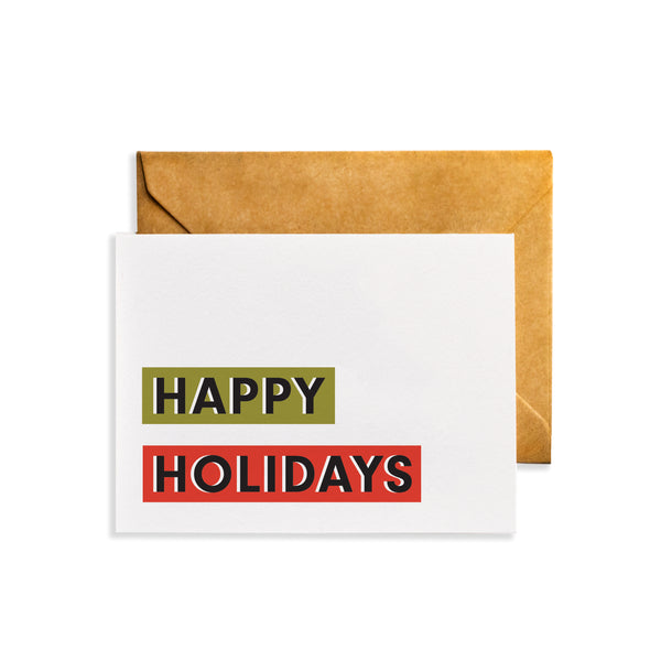 Happy Holidays - Greeting Card