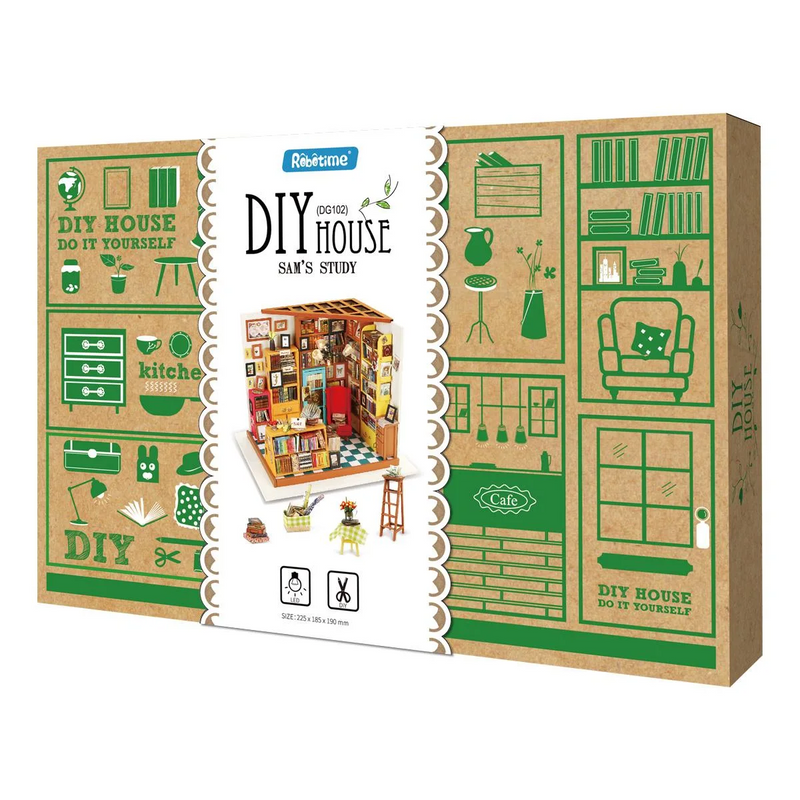 DIY Doll House Miniature Dollhouse Wooden Kits Toy