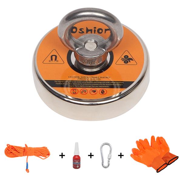Magnet Fishing Kit with Strong Magnet for Pulling 550 lbs