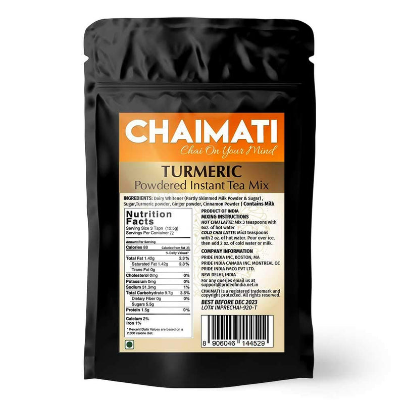ChaiMati - Turmeric Chai Latte - Powdered Instant - 2 lbs jar