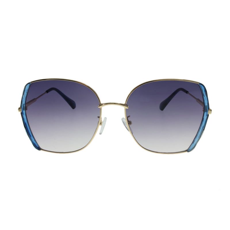 MQ Lola Sunglasses in Blue / Smoke