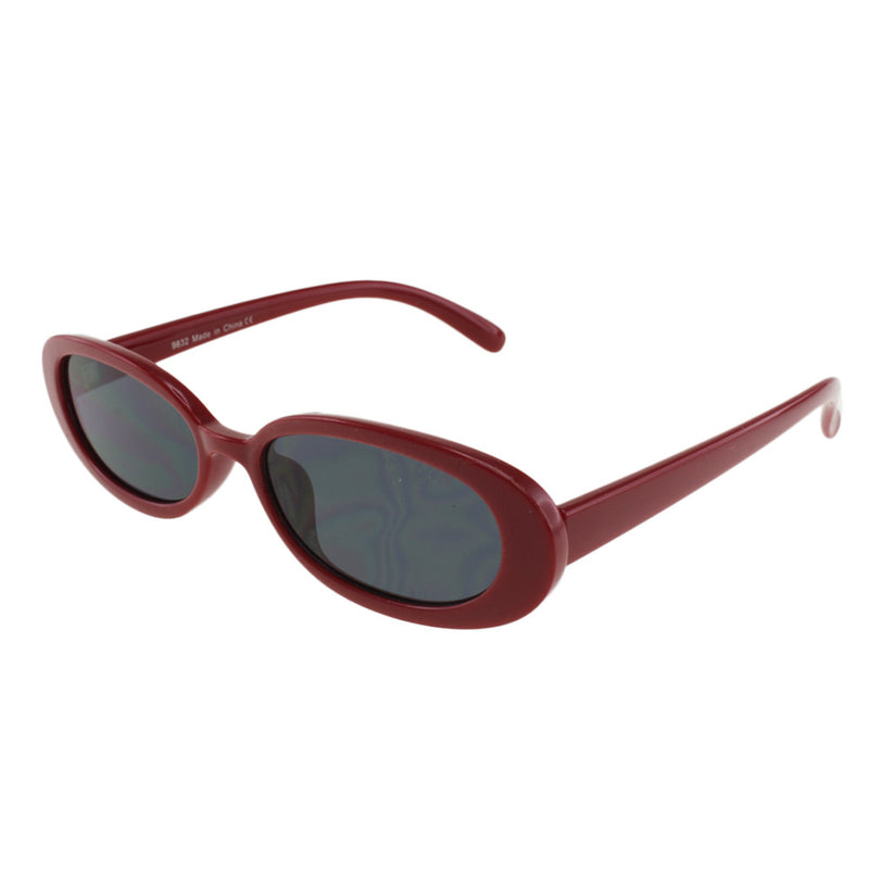 MQ Blair Sunglasses in Red / Smoke