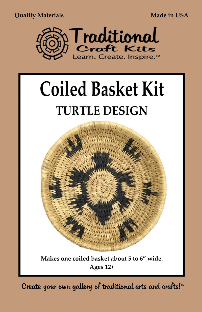 Coiled Basket Kit - Turtle Design