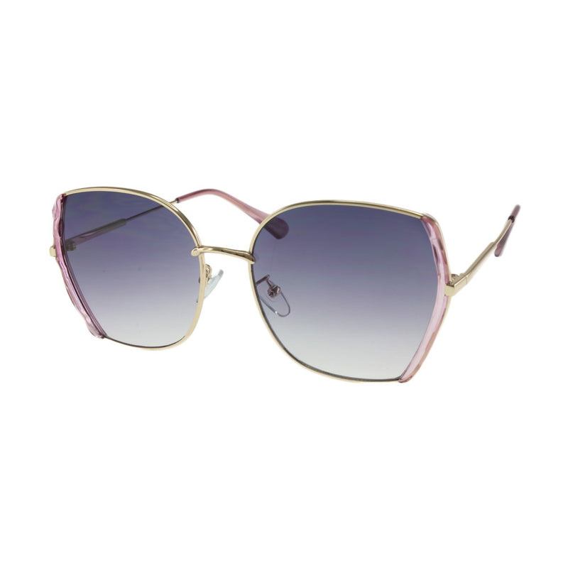 MQ Lola Sunglasses in Purple / Smoke