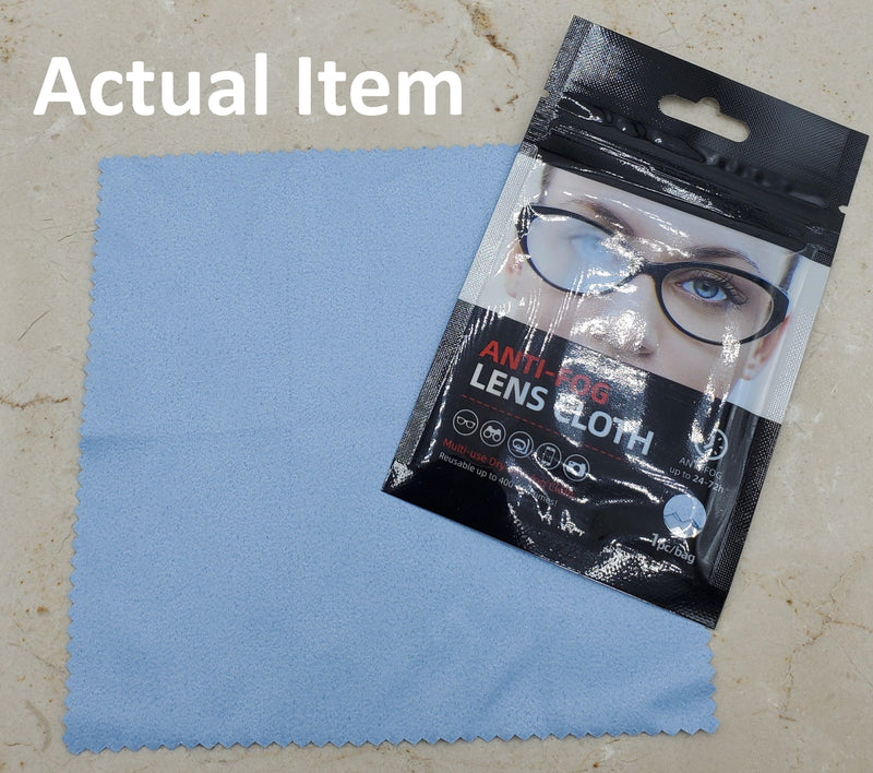 Anti-Fog Lens Cleaning Cloth Multi-Use Reusable Up To 400-600 Times!