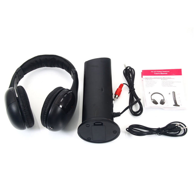 5 in 1 Wireless Headphones for MP3 PC TV