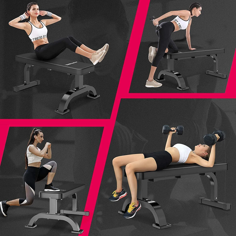 Workout Excercise Fitness Bench Flat Weight Bench