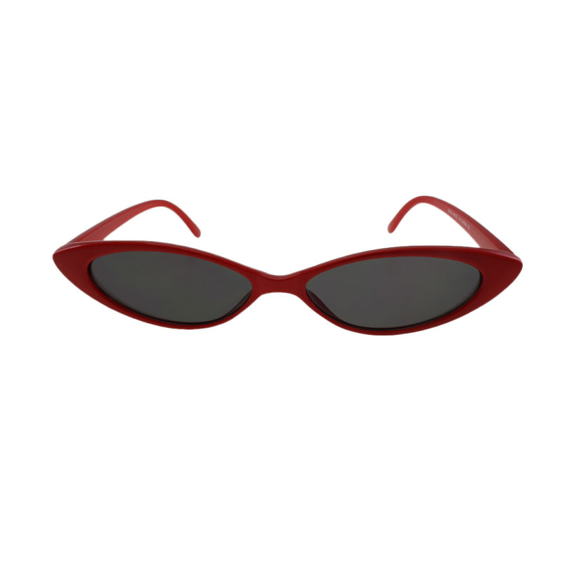 MQ Zoe Sunglasses in Red / Smoke