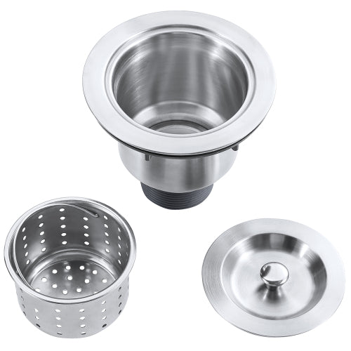 Stainless Steel Single Bowl Undermount Kitchen Sink Combo With Faucet