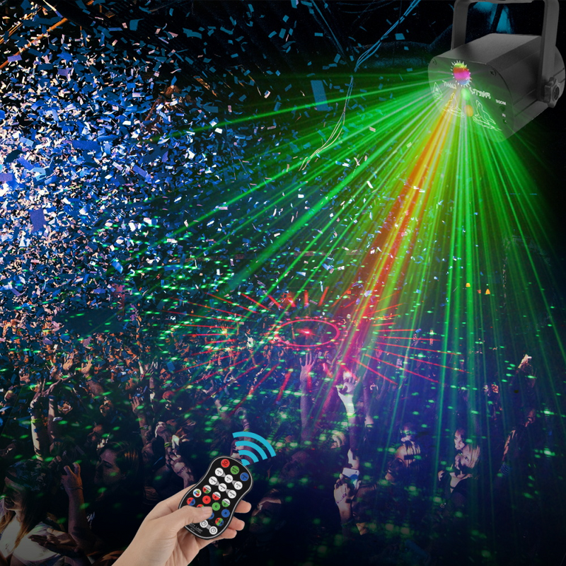 Mini RGB Disco Light LED Laser Stage Projector