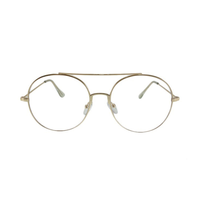 MQ Azumi Clear Lens Glasses in Gold / Clear