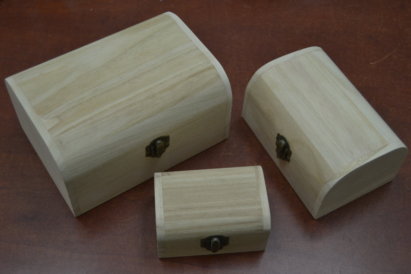 3 Pcs Set Handmade Wood Storage Wood Boxes