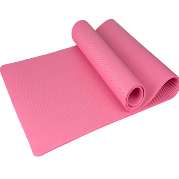 183x61x1cm Thick NBR Pure Color Anti-skid Yoga Mat
