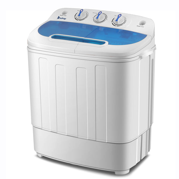 Compact Built-in Drain Pump Semi-automatic Twin Tube Washing Machine