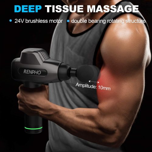 Deep Tissue Muscle Massager Massage Gun Handheld with Portable Case
