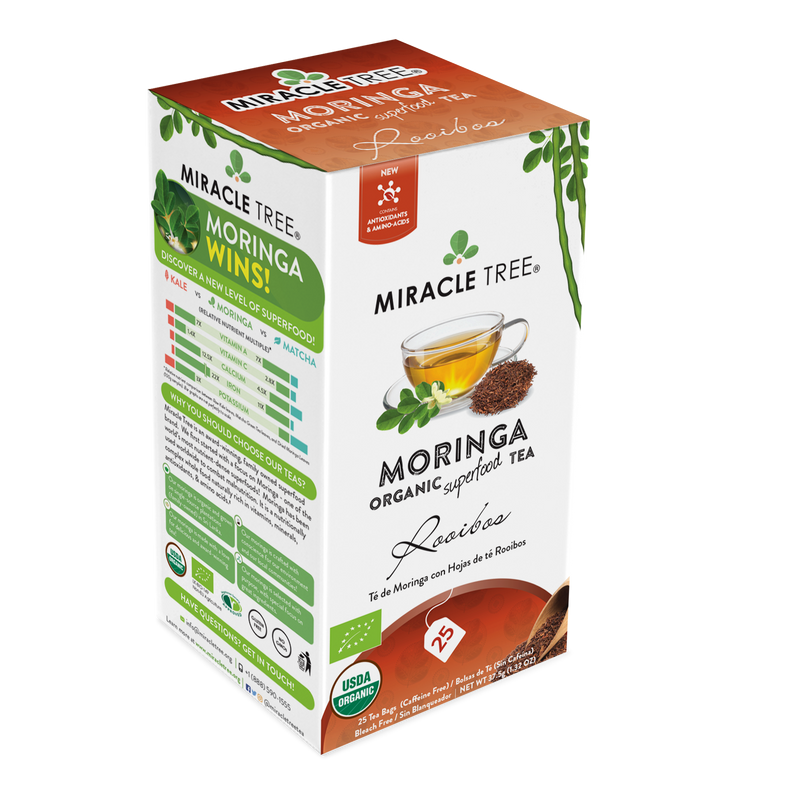 Miracle Tree Organic Moringa Tea Rooibos