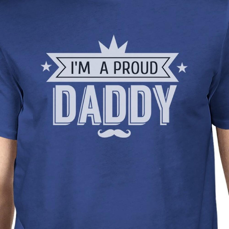 I'm A Proud Daddy Mens Vintage Design Tee Fathers