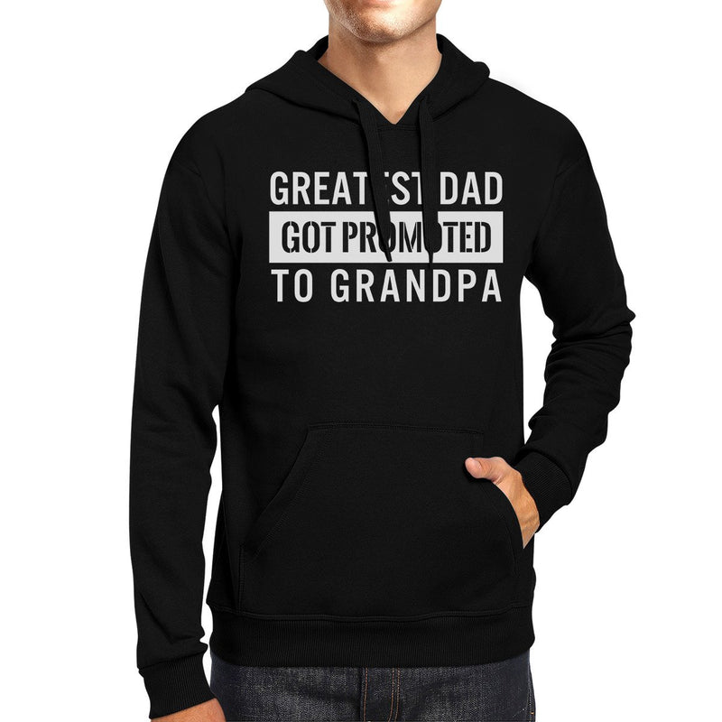 Promoted To Grandpa Hoodie Baby Announcement Gift