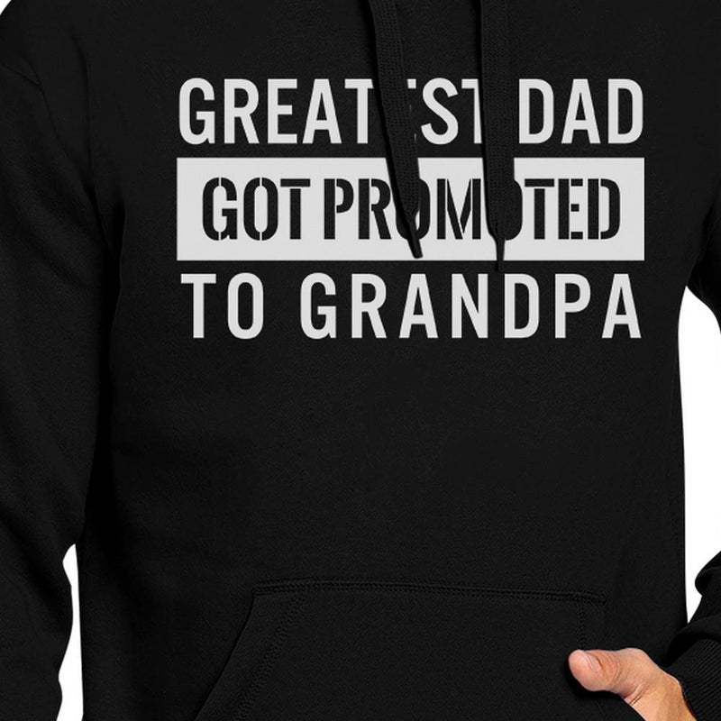 Promoted To Grandpa Hoodie Baby Announcement Gift