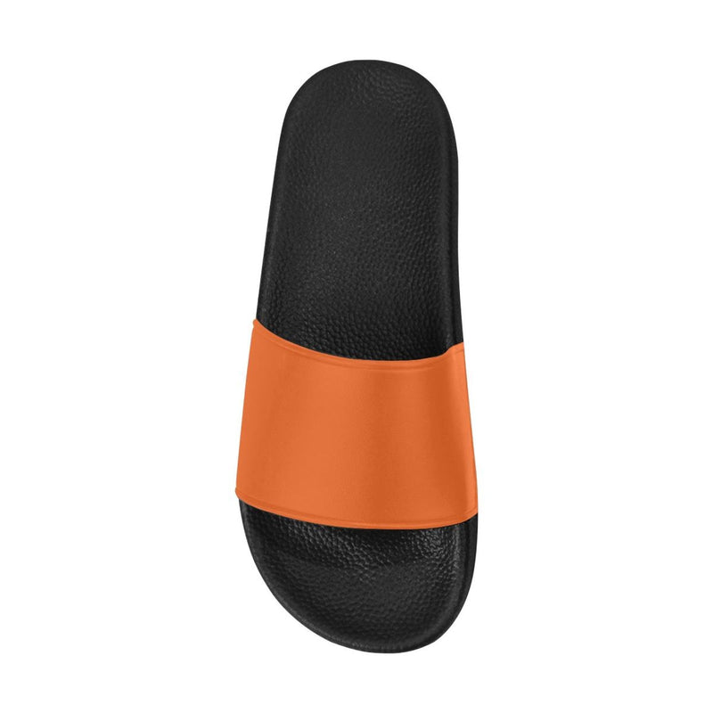 Flip-Flop Sandals, Autumn Orange Womens Slides