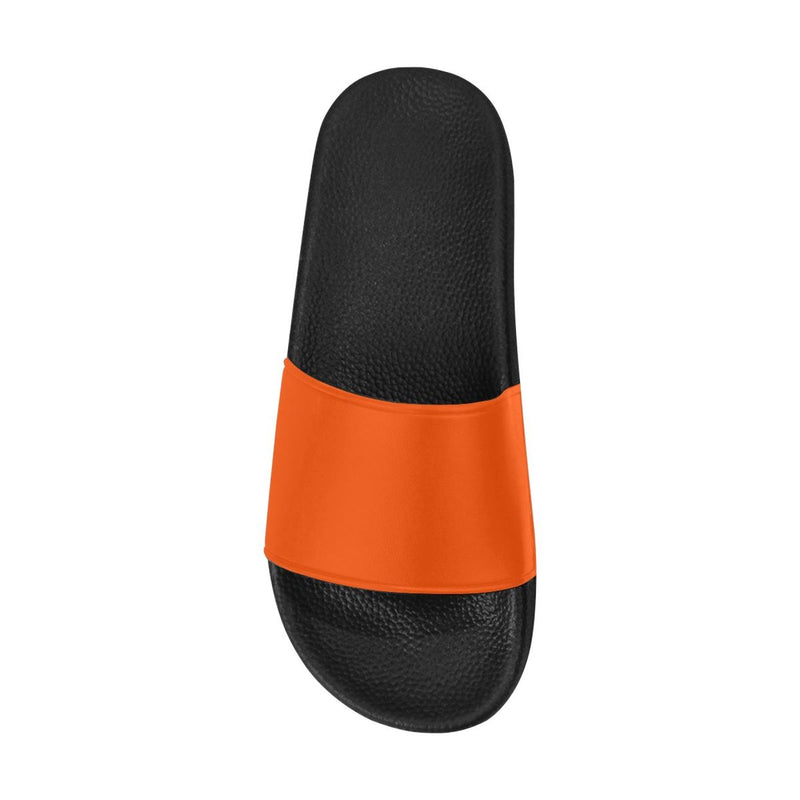 Flip-Flop Sandals, Bright Orange Womens Slides