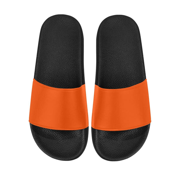 Flip-Flop Sandals, Bright Orange Womens Slides