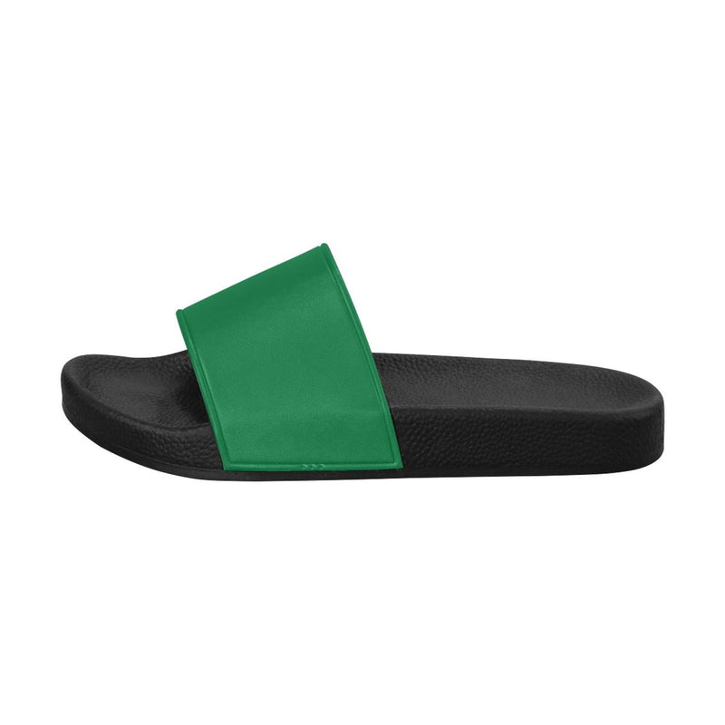 Flip-Flop Sandals, Dark Green Womens Slides