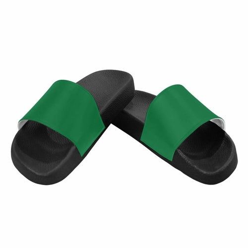 Flip-Flop Sandals, Dark Green Womens Slides