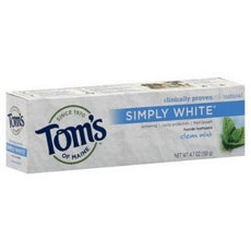 Tom's Of Maine Simply White Toothpaste Clean Mint (6x4.7Oz)