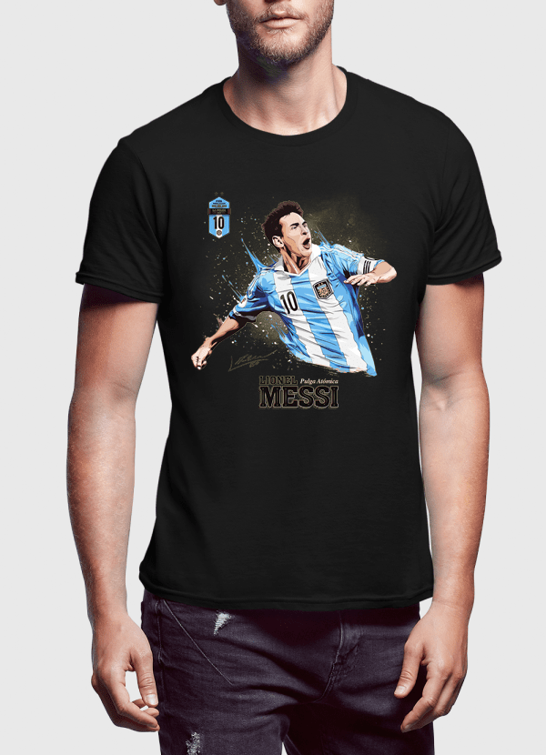 Messi Half Sleeves T-shirt