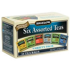 Bigelow 6 Assorted Teas (6x18 Bag )