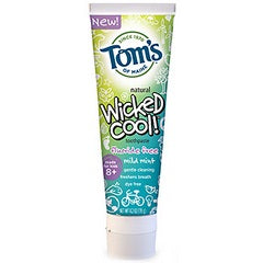 Tom's Of Maine Wicked Cool Mild Mint Kid's Toothpaste Flouride
