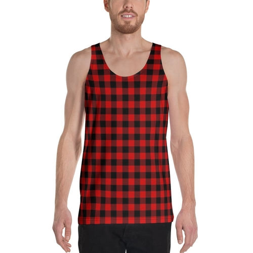 Men's Buffalo Plaid Tank Top