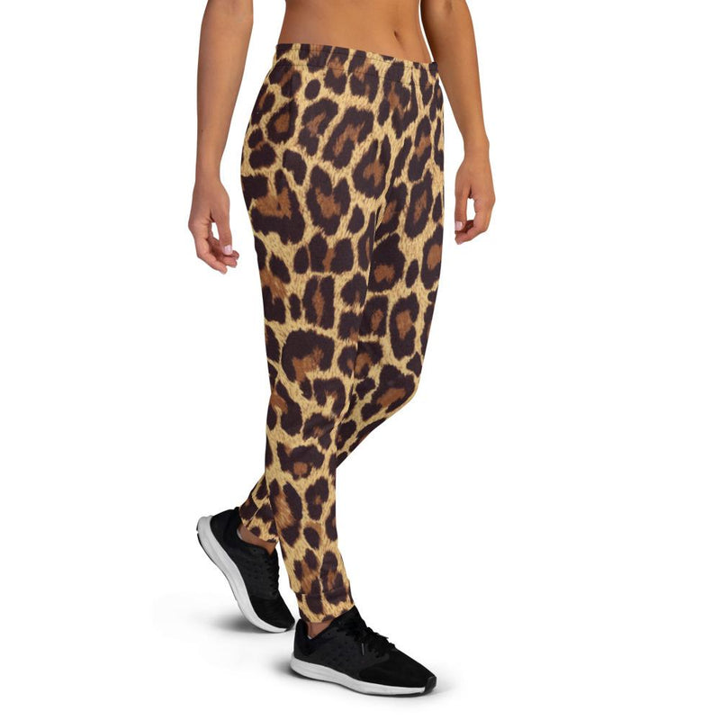 Women's Leopard Print Joggers