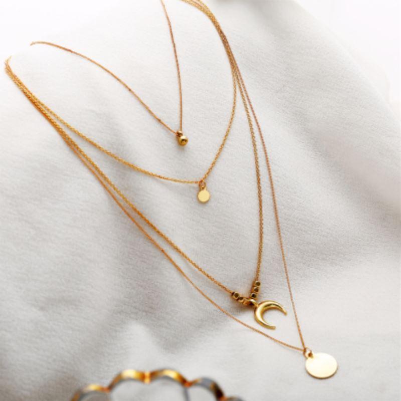 Four Layer Golden Necklace
