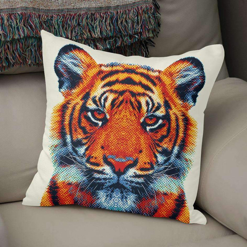 Tiger - Colorful Animals Pillow