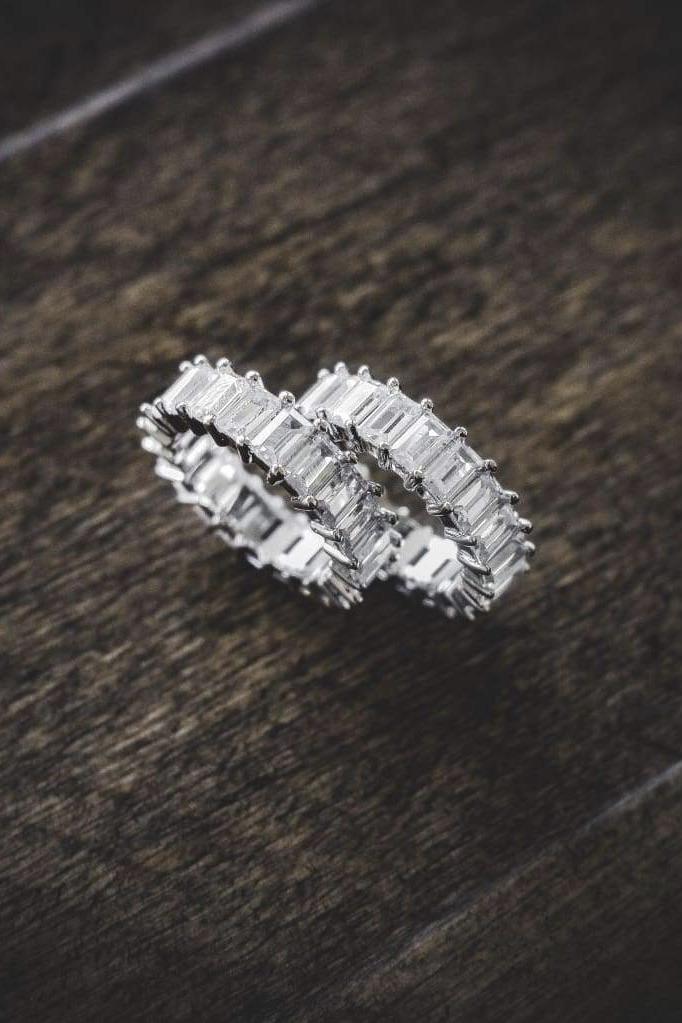 So Icy Diamond Baguette Ring