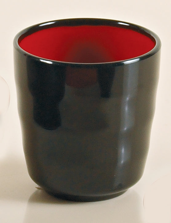 Yanco CR-9305 Black and Red Two-Tone Tea Cup