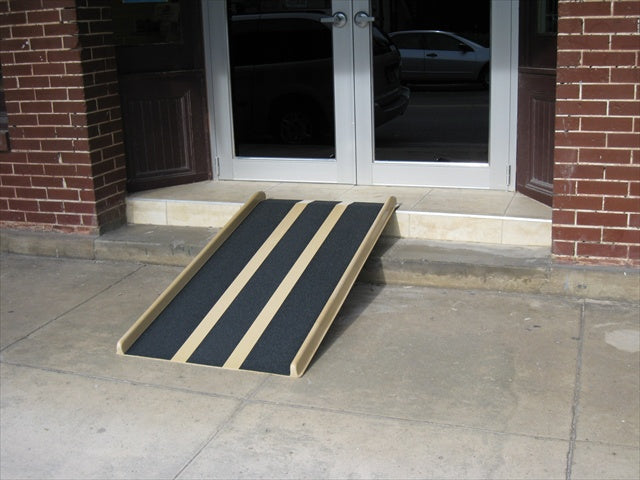 Travel Ramp 5 ft. With Mounting Holes And Extra Rubber Ramp