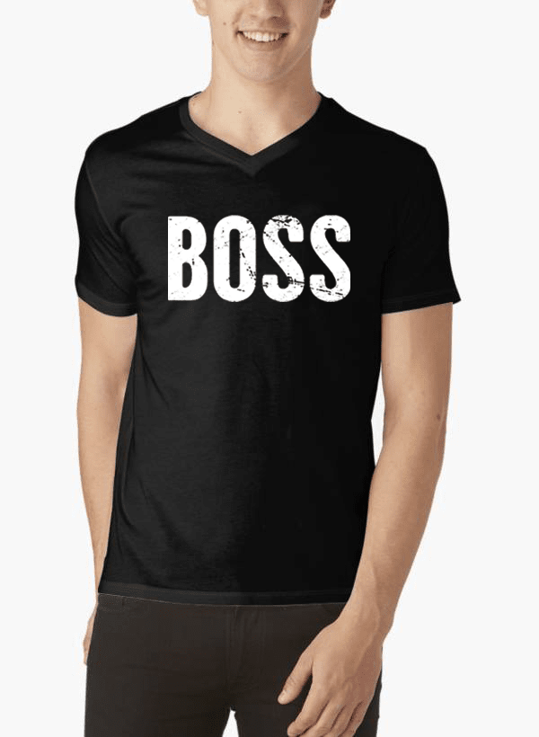 Boss V-Neck T-shirt