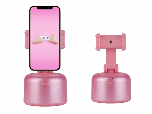 Smart Tracking Selfie Phone Holder with 360 Degree Rotation