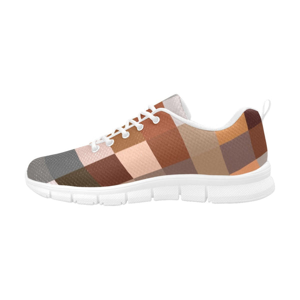 Uniquely You Womens Sneakers - Multicolor Brown Canvas Sports Shoes /